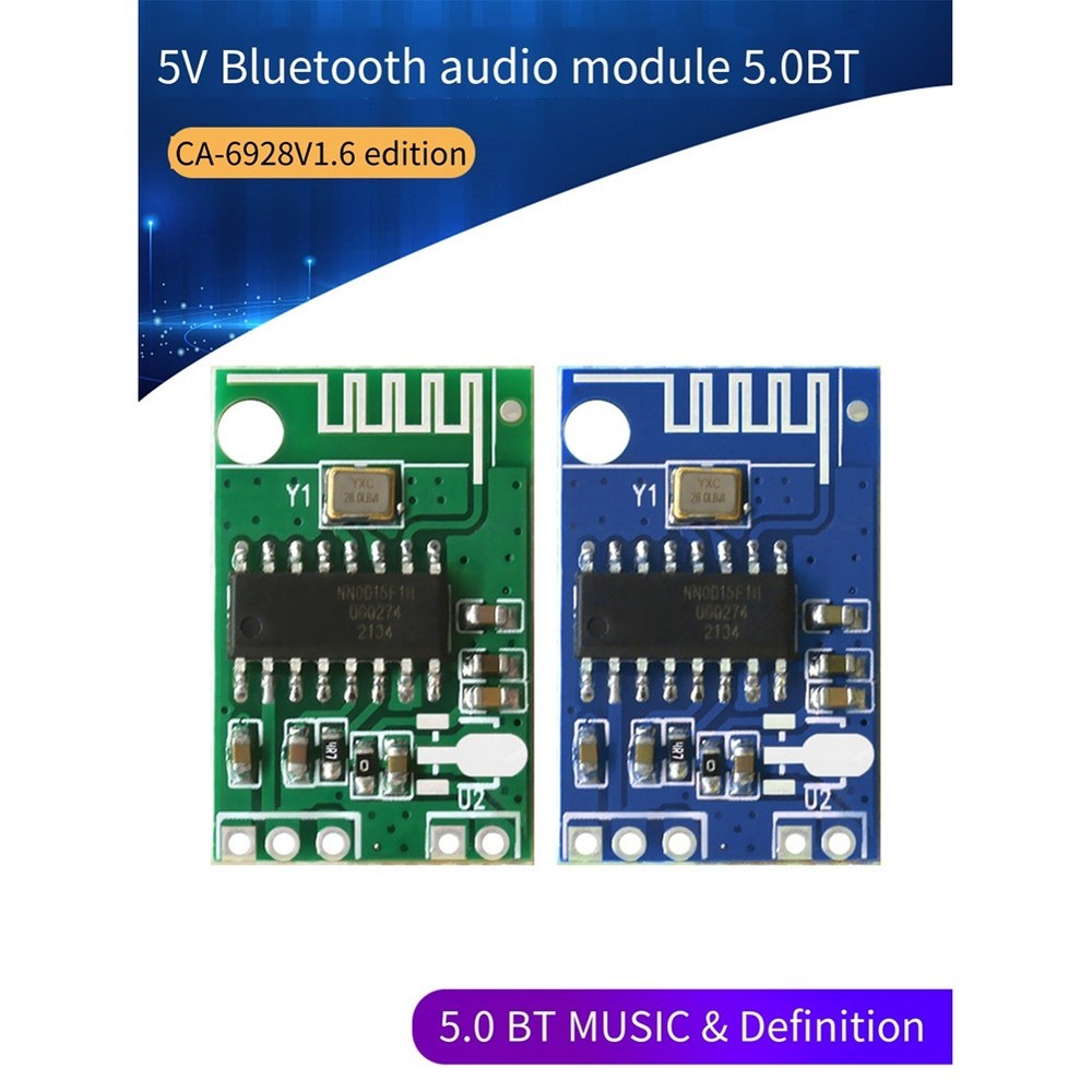 10pcs Bluetooth CA-6928 Bluetooth Audio Module 5V 5.0BT Bluetooth 2208