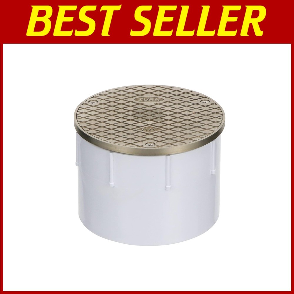 Adjustable PVC Cleanout 4" - Sturdy Brass Construction