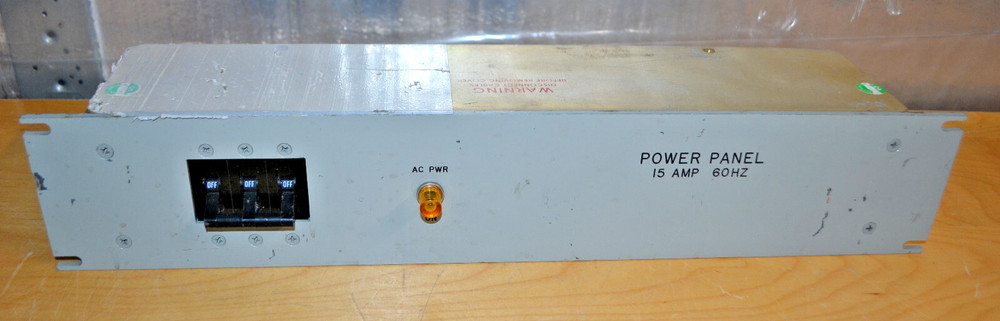 Original NASA/JPL Vintage Power Panel Assembly ~ Obsolete Electronics Space Race