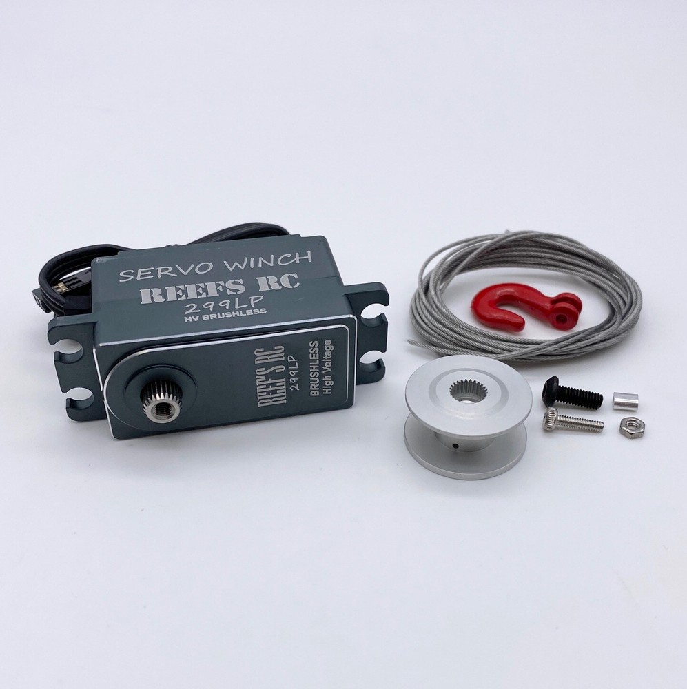 REEFs RC 299LP LOW PROFILE High Torque/Speed HV Brushless WINCH SERVO controller