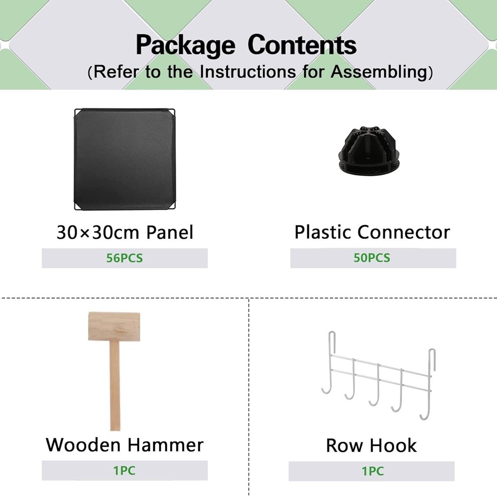 Versatile 16-Cube Storage Solution for Home, Office & Bedroom – Sturdy Black