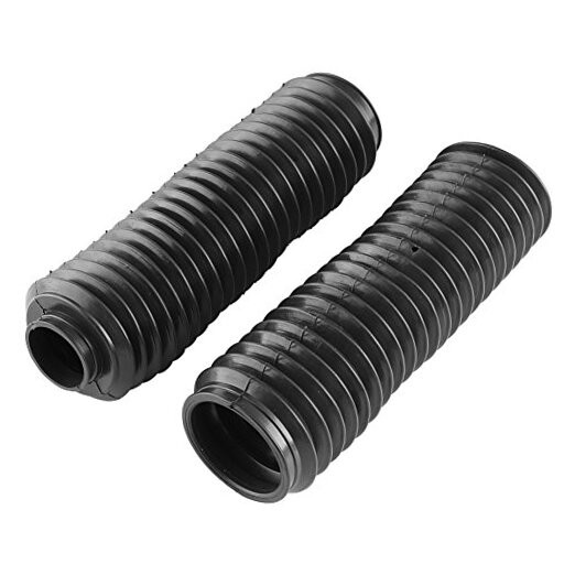 Motorcycle Fork Boots, 1 Pair Black Motorcycle Front Fork Tubes Boots Rubber