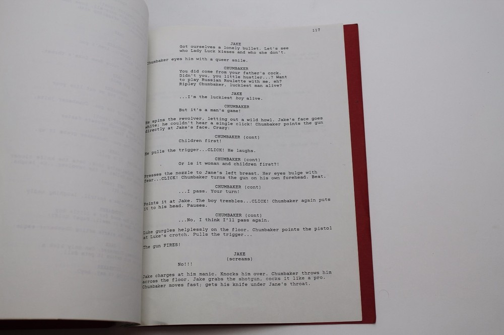 NAKED SUN / David Barlow 1990 Unproduced Screenplay