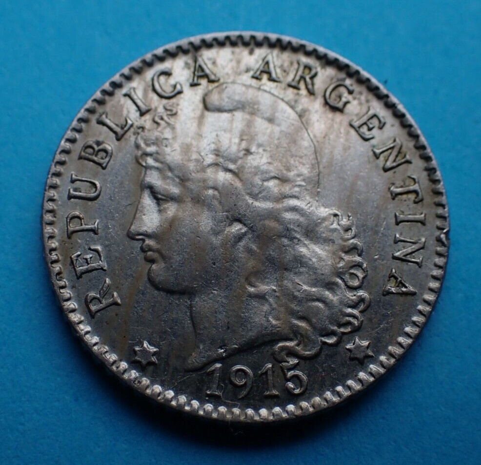 Argentina, 5 Centavos 1915, in Nice Condition.