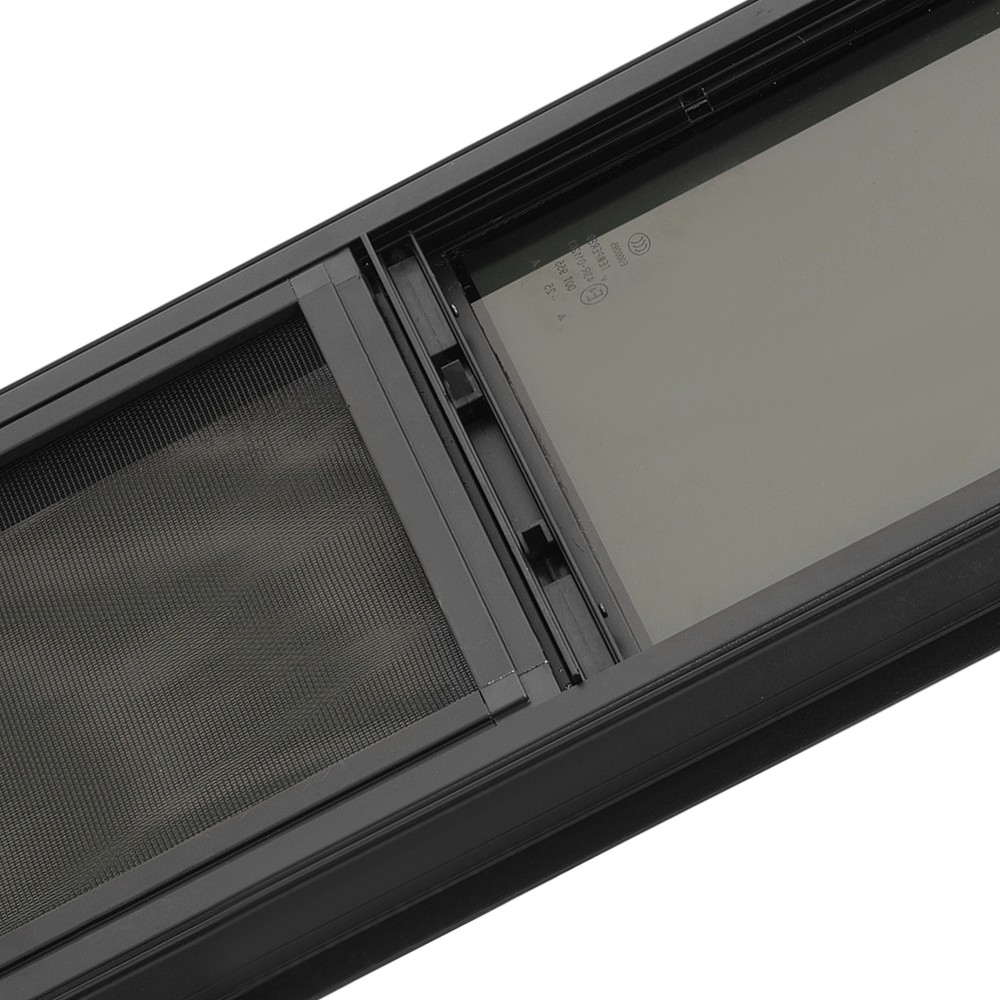 RV Window 12" W x 36" H For Cargo Trailer Vertical Slider W/ Trim & Screen