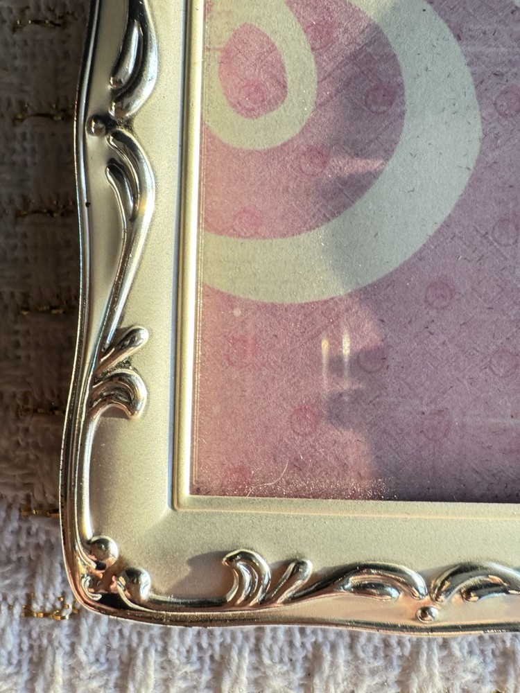 Miniature Photo Frames - 2 Silver Tone Picture Frames 4” X 3”