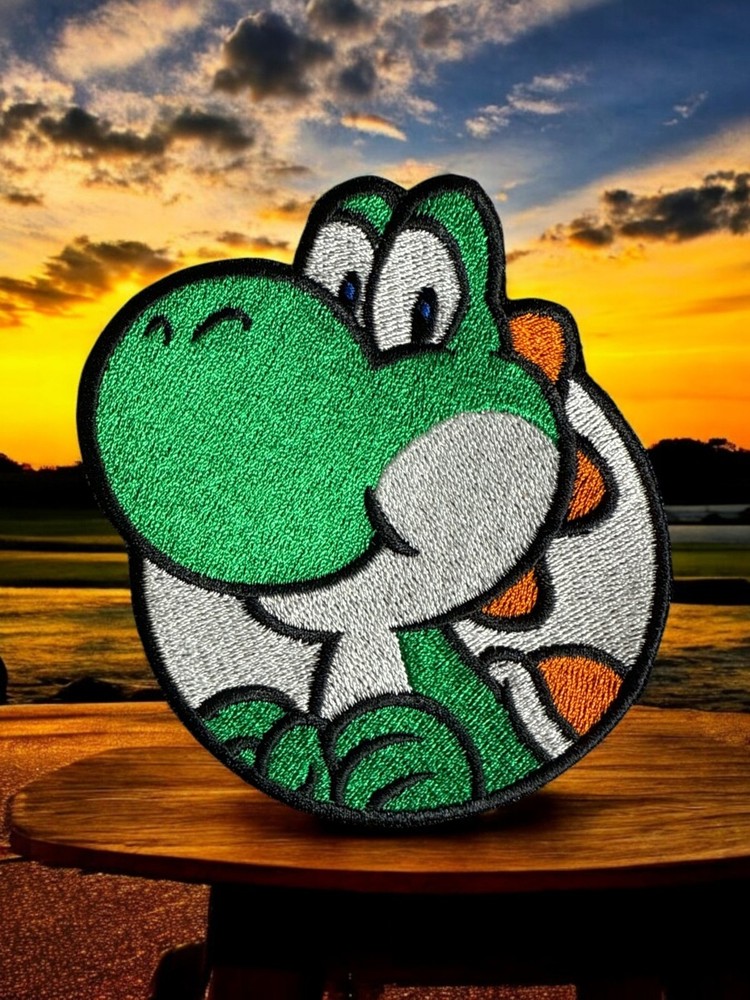 Yoshi Embroidery Patch multi sizes 3" - 6"
