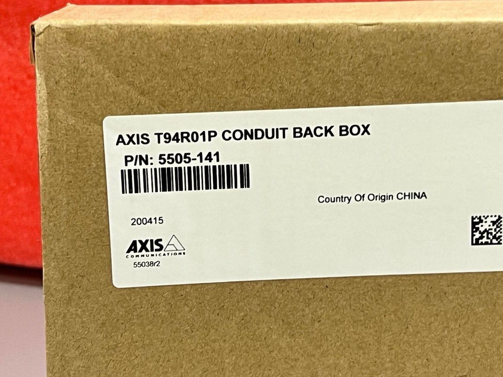 Axis Communications T94R01P Conduit Back Box 5505-141