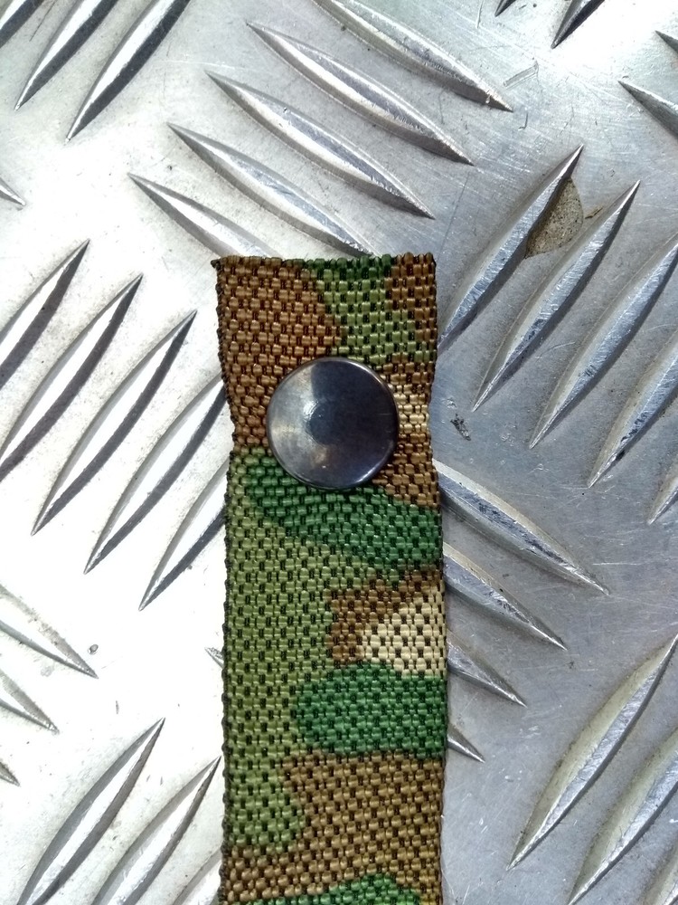 Multi Terrain Pattern MTP Camouflage Fixing Strap / Loop with Press Stud