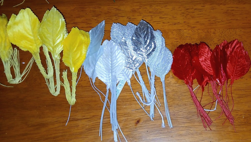 Assorted Colors No Wilt Leaves