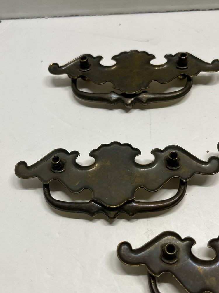 VTG Lot (8) NOS Batwing Style Drop Bail Drawer Pulls