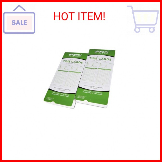 100 uPunch Time Cards for HN3000