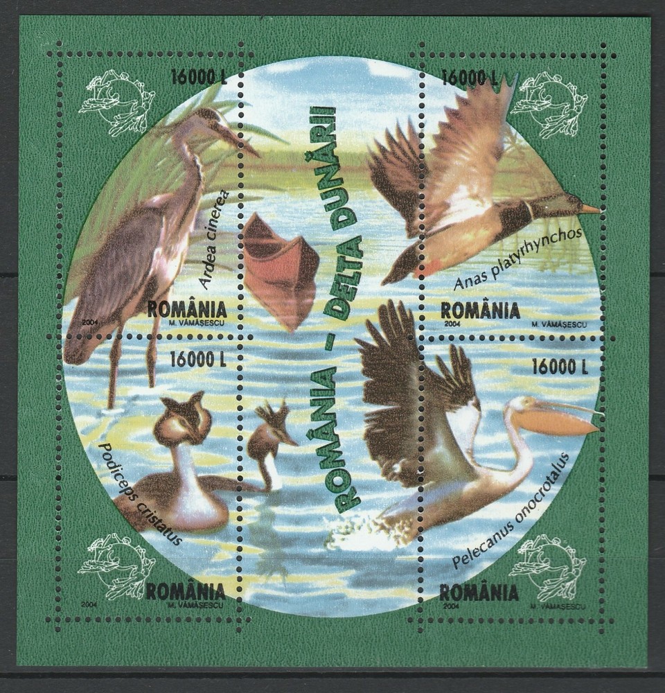 Romania 2004 Birds MNH Block