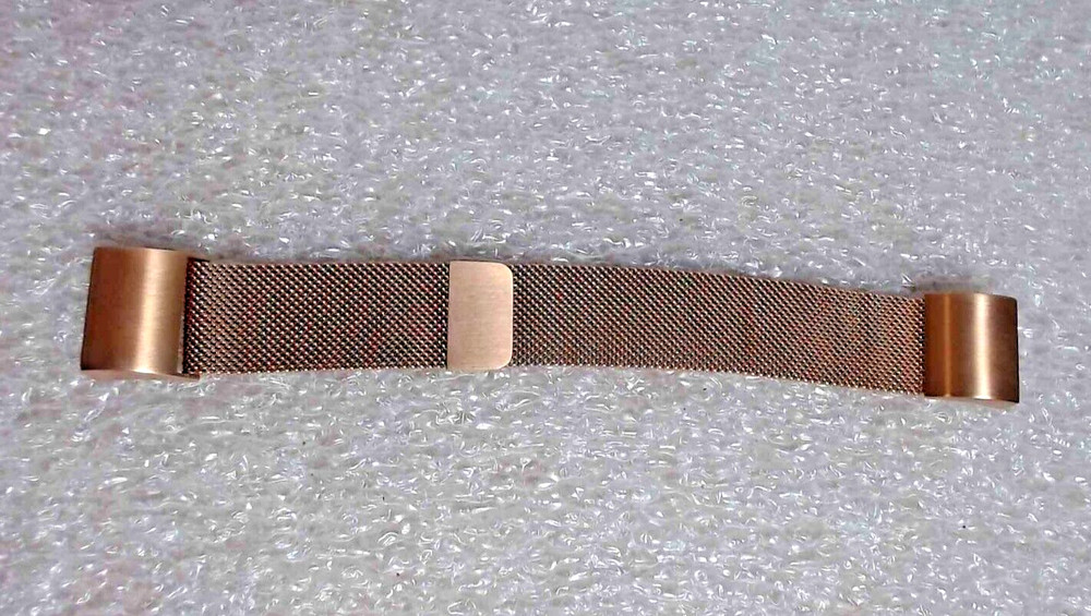replacement band meta men's rose gold small stainless mesh new