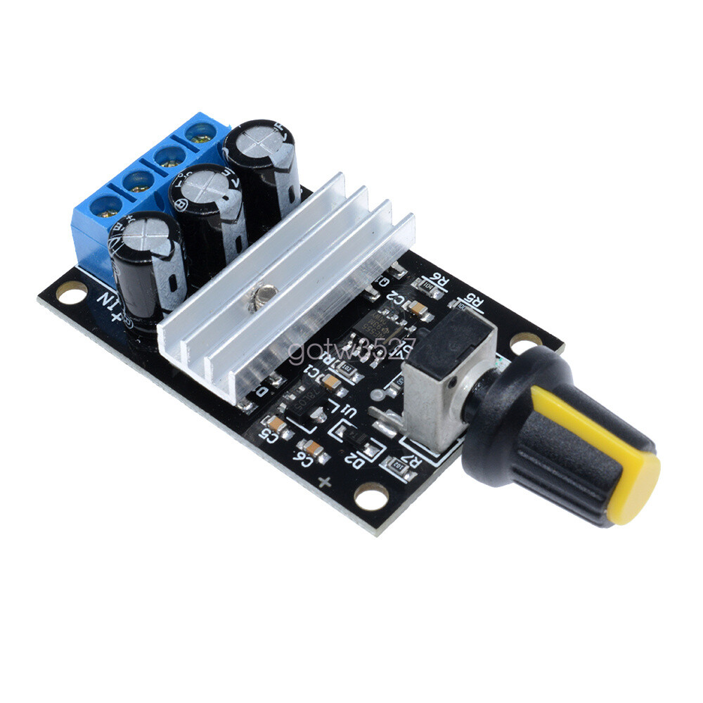 10 Pieces PWM DC 3A 6V 12V 24V 28V Motor Speed Control Switch Controller
