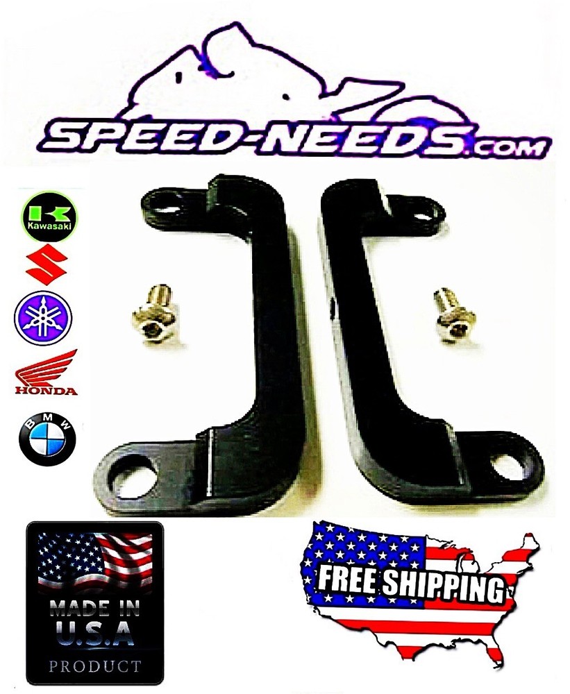 Kawasaki motorcycle Front Radial Mount Caliper 108mm Lowering Strap Brackets