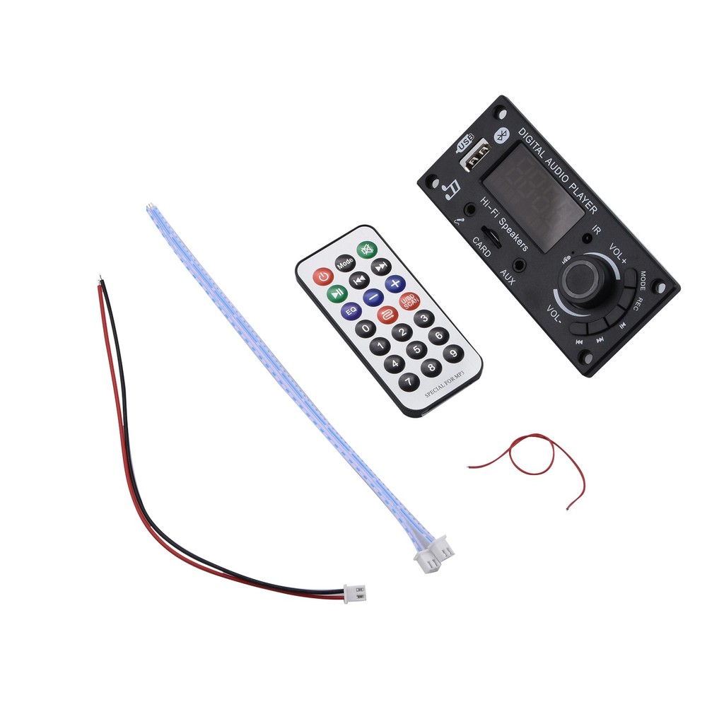 DC7-25V MP3 Decoder Board 2*50W Bluetooth Amplifier Car Player Remote Control