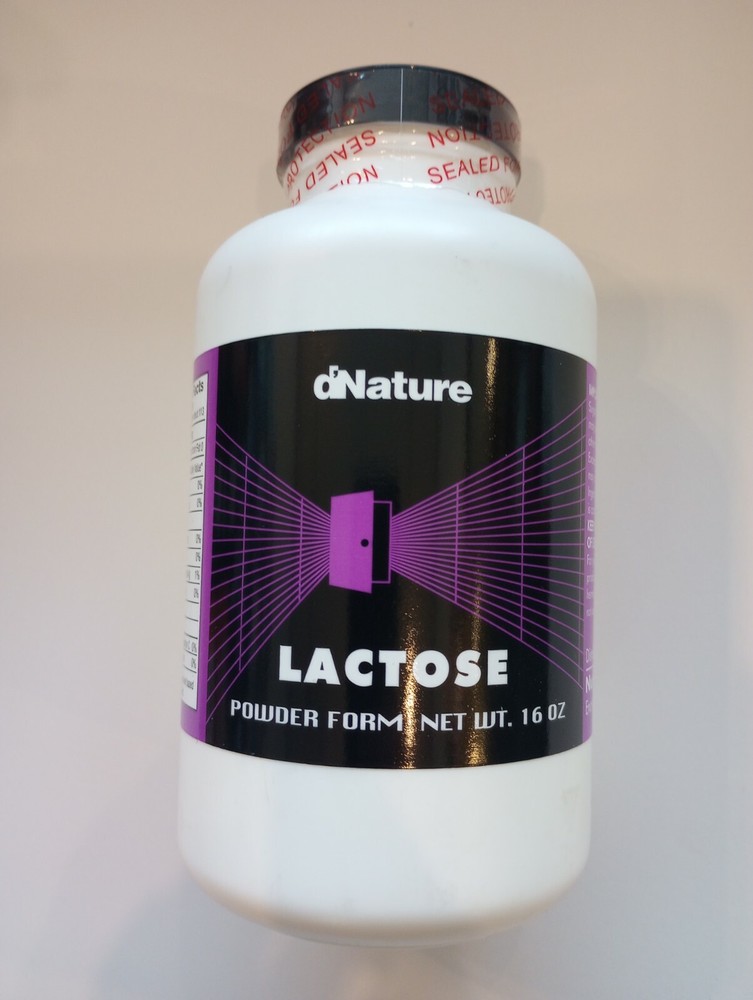 d'Nature Lactose Powder 1 lb bottle One pound