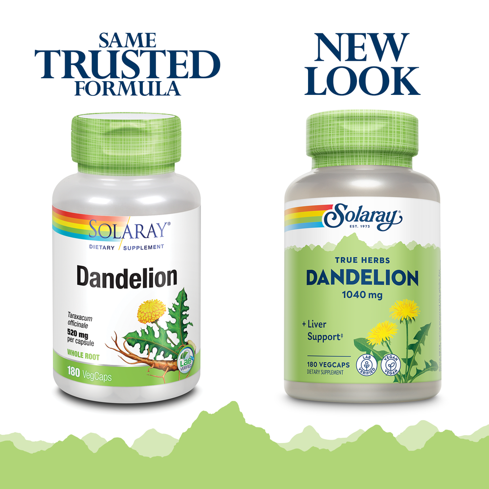 Solaray Dandelion Root 520mg | 180 VegCaps