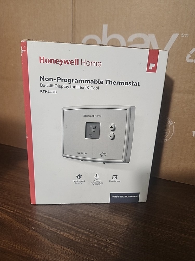 Honeywell RTH111B1024 Digital Non-Programmable Thermostat - White