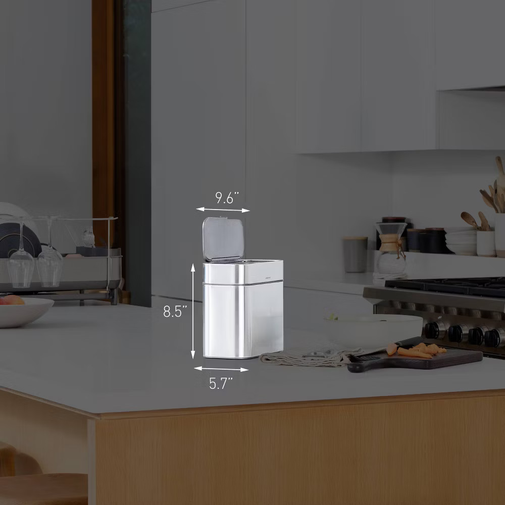 simplehuman Compost Caddy Silver