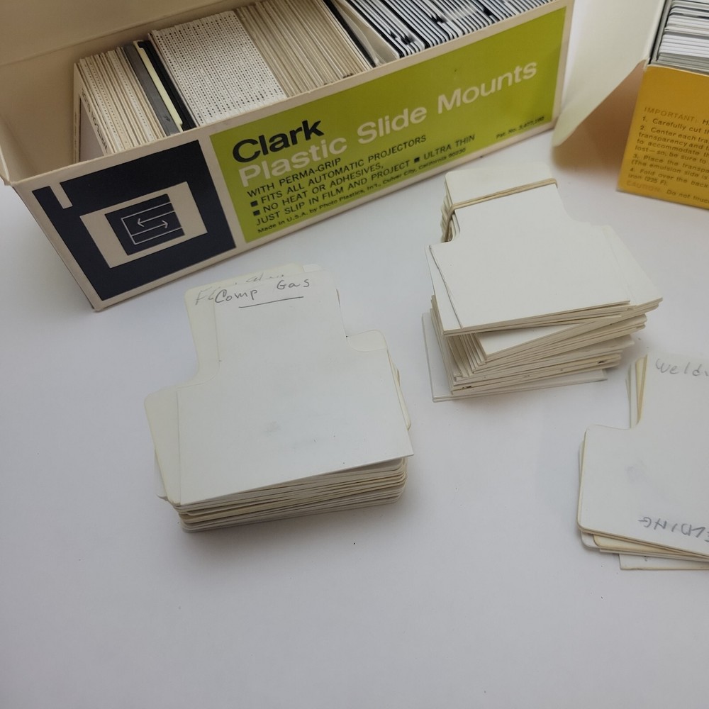 Assorted Slide Mounts and Storage Box Dividers