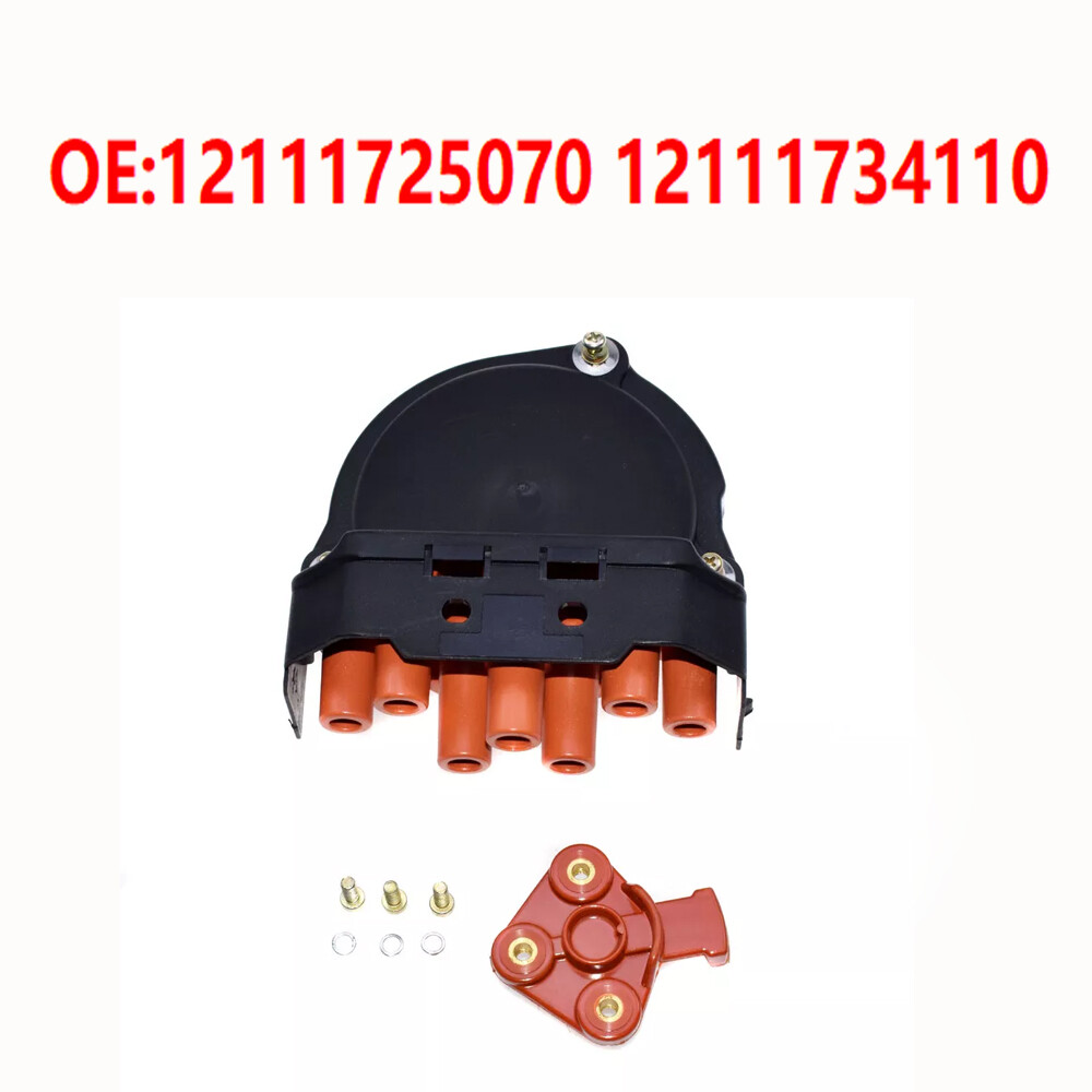 Fit BMW E23 E24 E28 E30 E31 E32  Distributor Cap & Rotor 12111725070,12111734110
