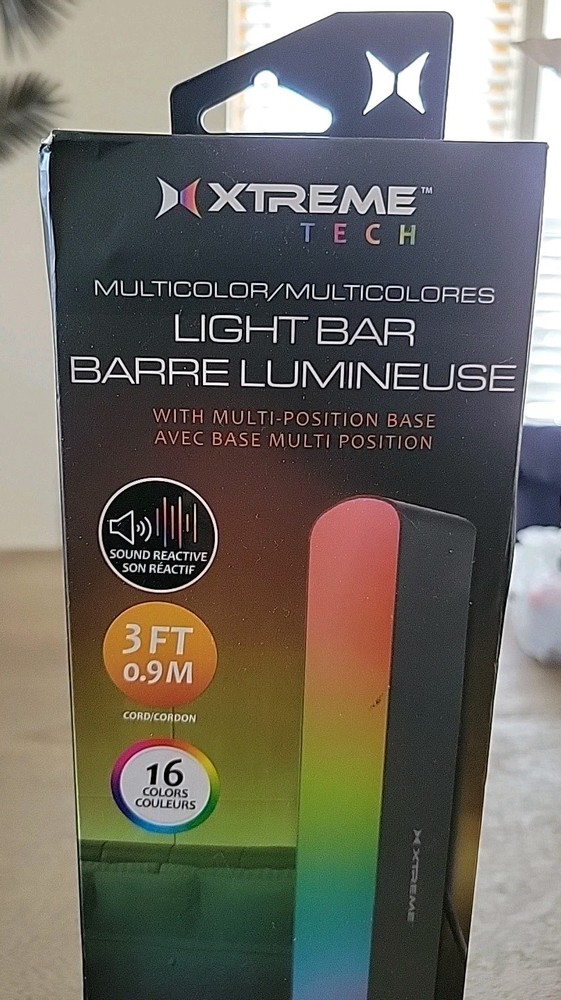 Xtreme Tech 16 Multi Color Light Bar Sound Reactive LED Light Effects X1