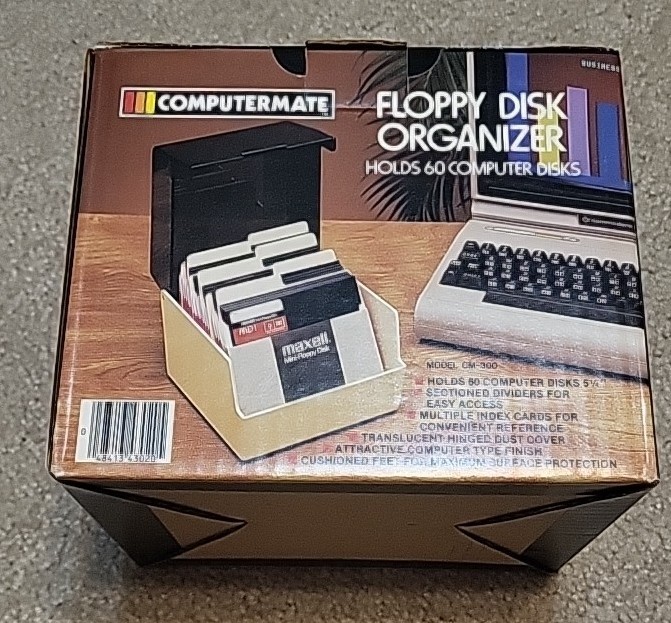 Computermate Floppy Disk Organizer In Original Box - New