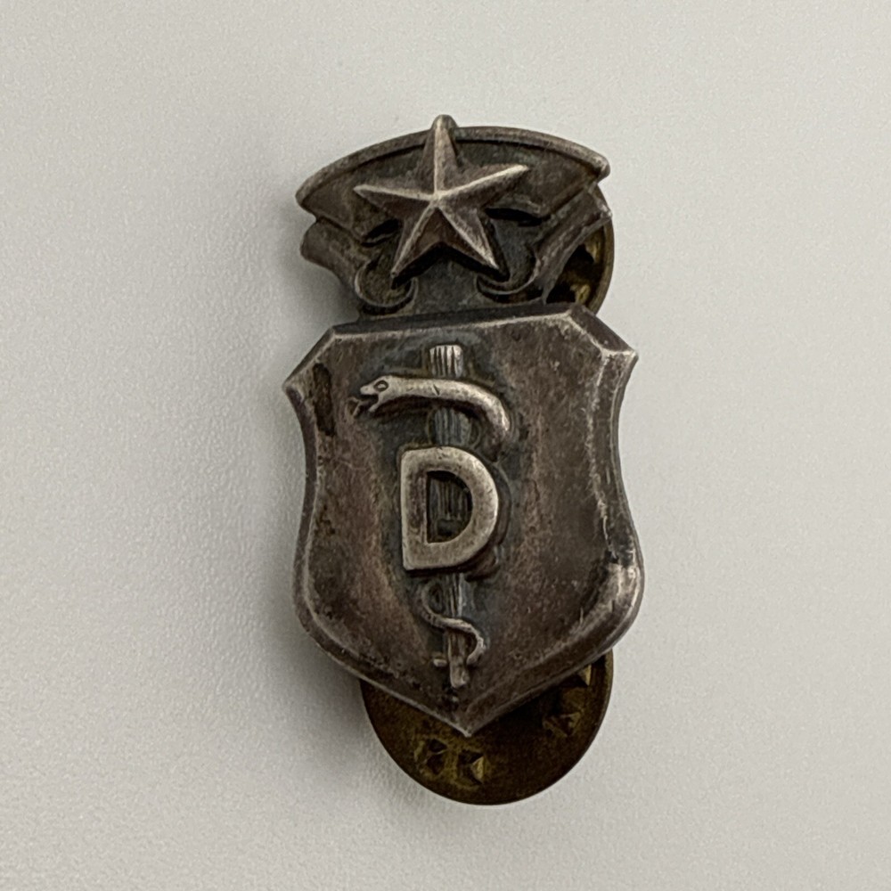 US AIR FORCE Dental Corps Badges Set of 3 Oxidized Basic / Senior / Master