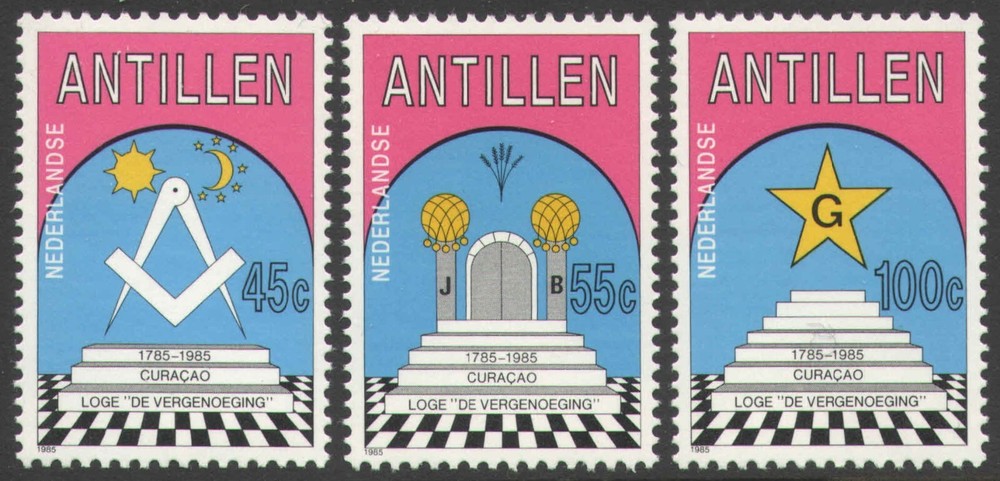 Netherlands Antilles 1985, Freemasonry, MNH VF