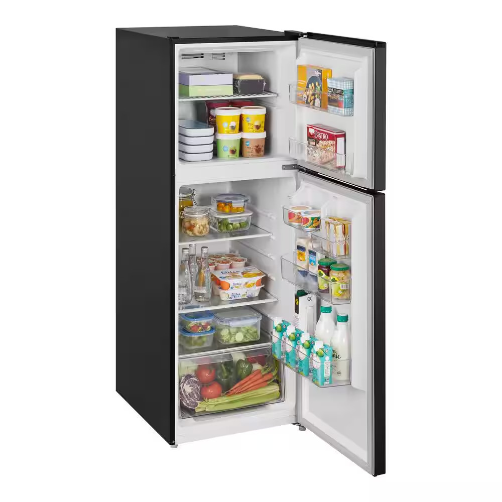 10.1 cu. ft. Top Freezer Refrigerator in Black