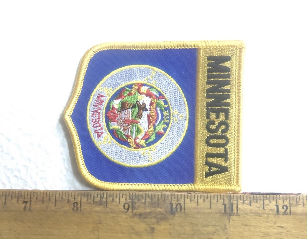 State of Minnesota Shield Embroidered Patch