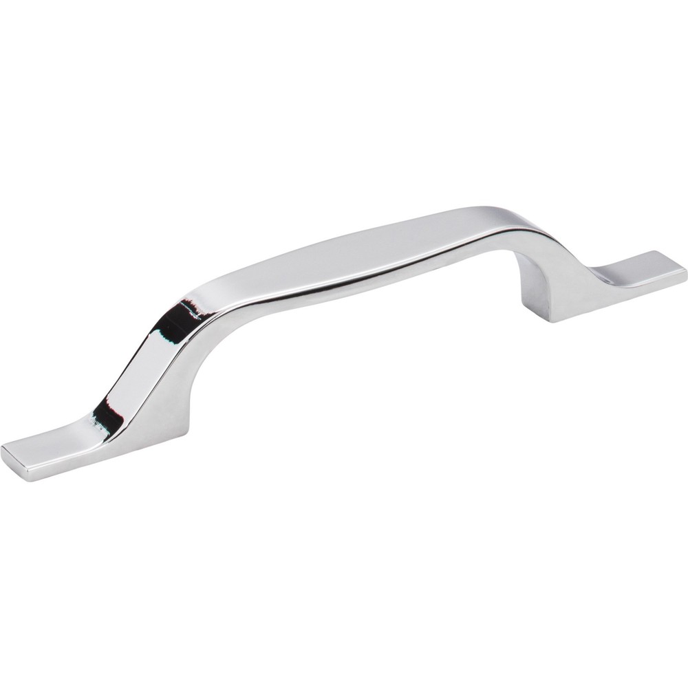 Elements 382-96PC 96 mm C-C Polished Chrome Square Cosgrove Cabinet Pull