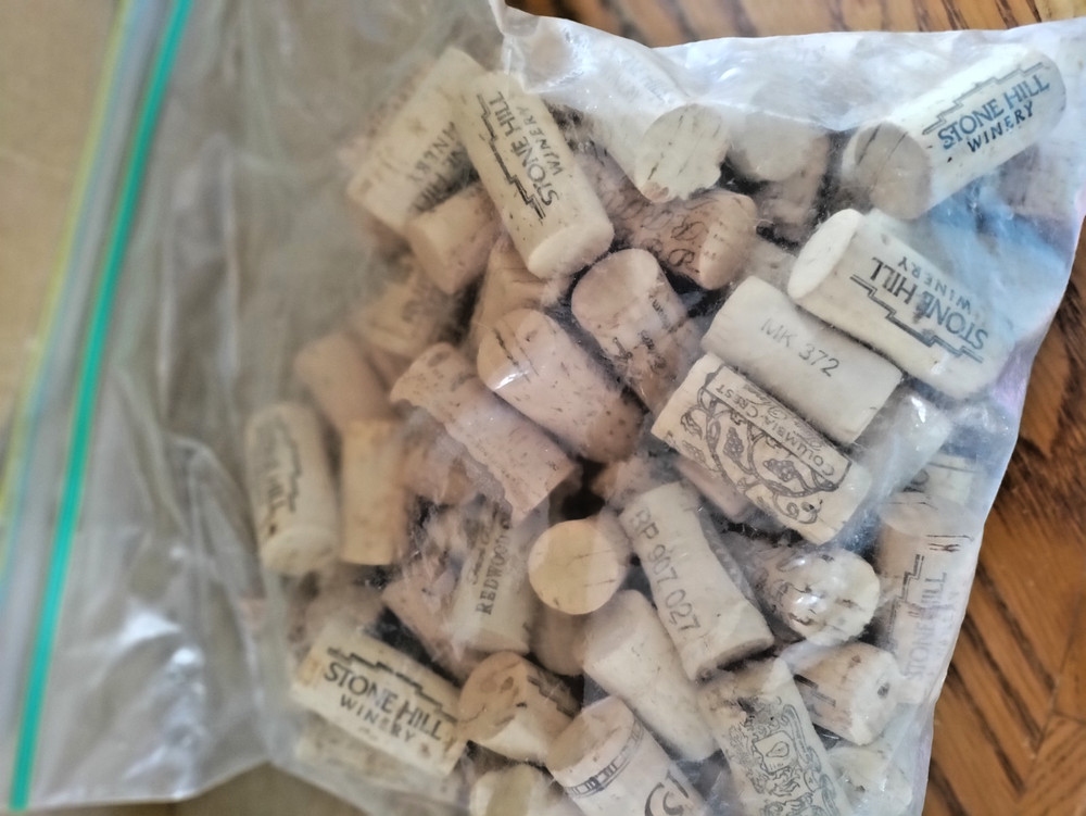 EIGHTY (80) WINE CORKS 1-3/4"