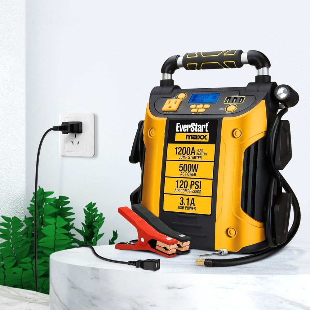 Replacement Charging Cable Jump Starter 5FT Female-Male for EverStart Power Tool