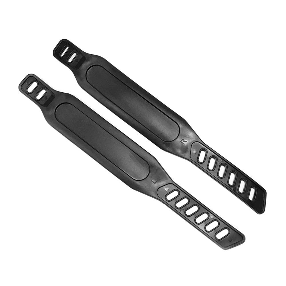 Exercise Bike Pedal Straps Adjustable Replacement 2 Pair