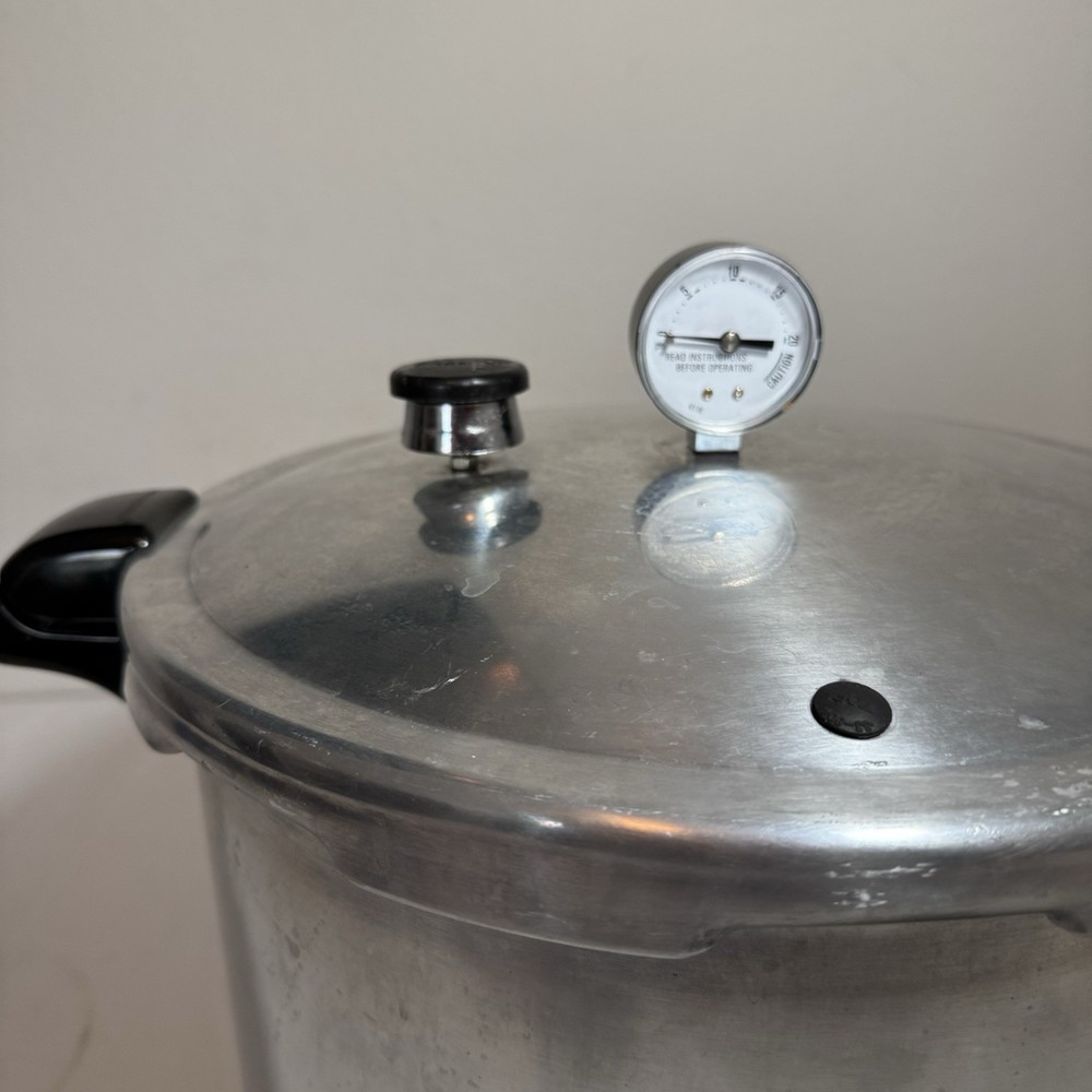 Presto 23 Quart Pressure Canner Cooker Stock Pot Model 0178107 EUC