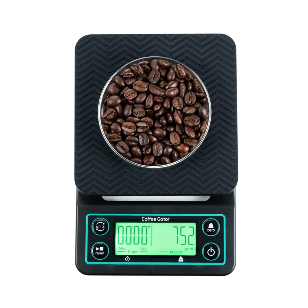 Coffee Gator Coffee Scale 0.1g Precision with Timer - 3kg Digital S... Fast Ship