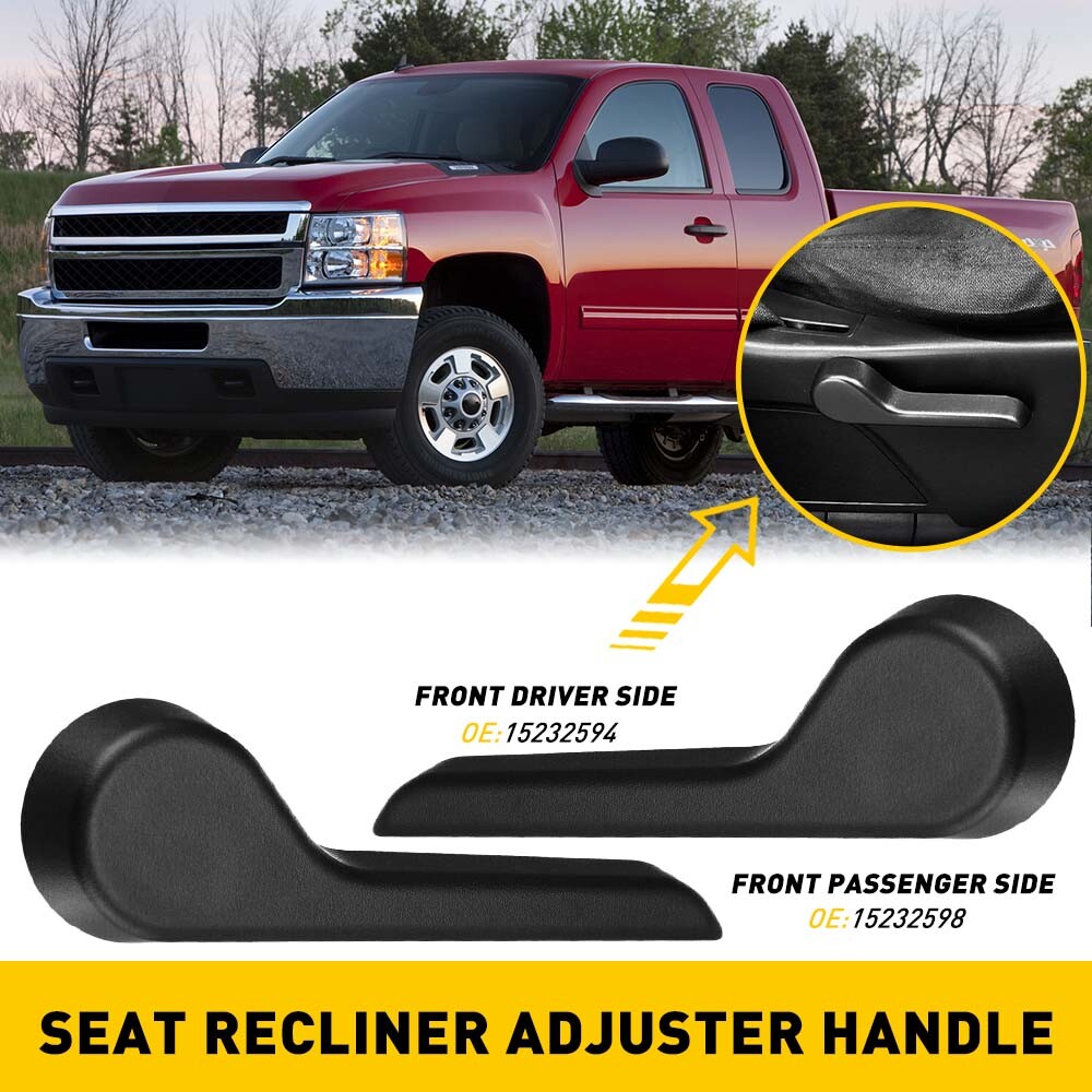 Right & Left Front Seat Recliner Handle For 2007-2014 GMC Sierra Chevy Silverado