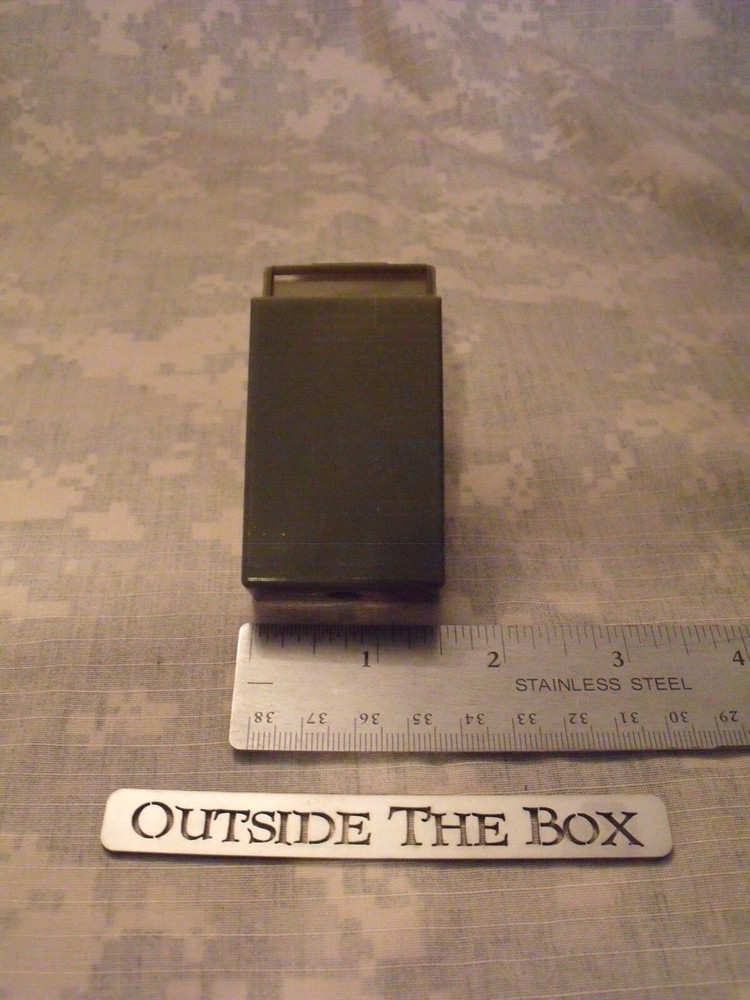 EMPTY BOX - Spark-Lite Military Survival Fire Starter BOX ONLY, OLIVE DRAB