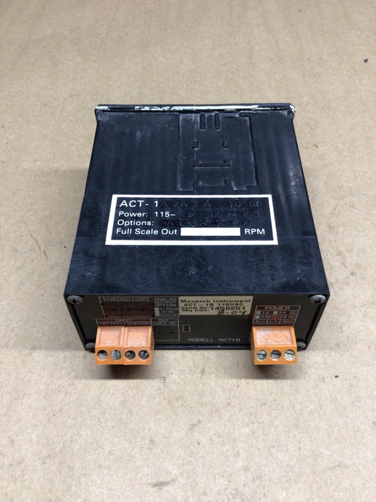 Monarch ACT-1B Panel Tachometer #4006J121