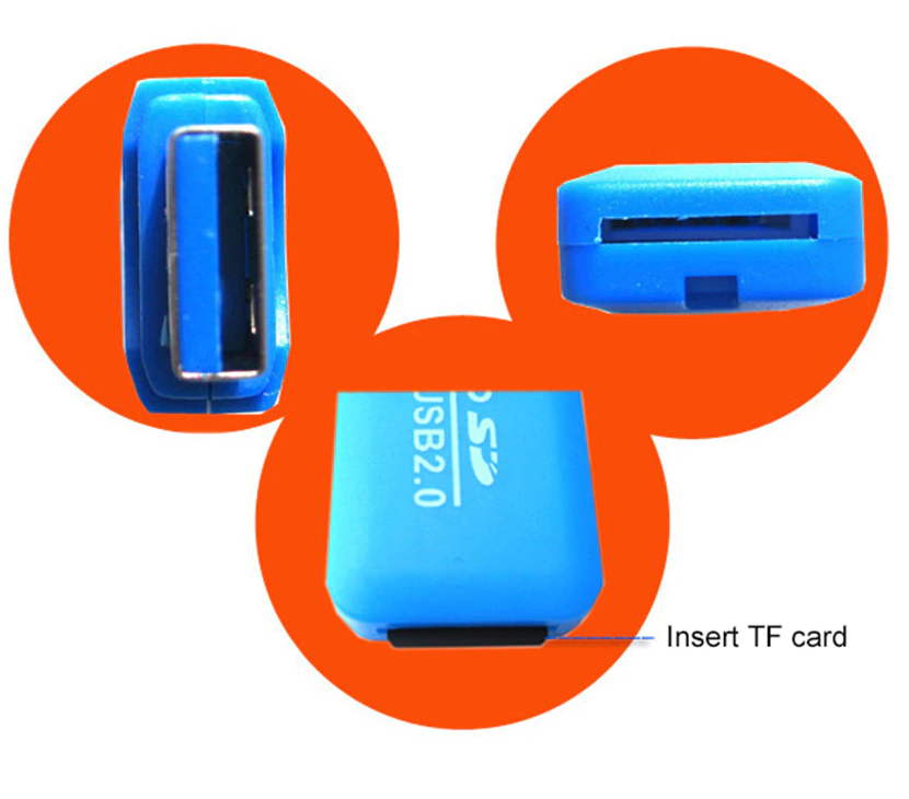 USB 2.0 ADAPTER MICROSD memory CARD READER TF FLASH MICRO SD SDHC /SDXC adapteur