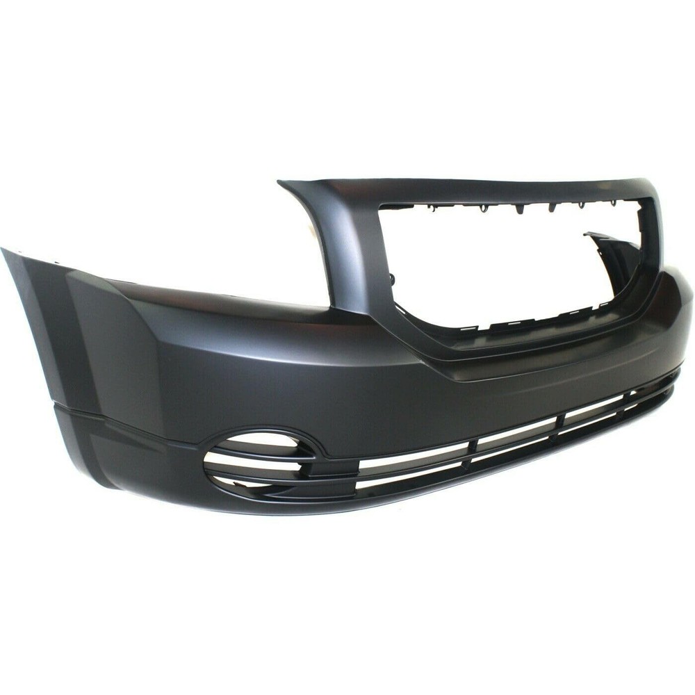Front Primed Plastic Bumper Cover Dodge Caliber 2007-2012 No Cutout