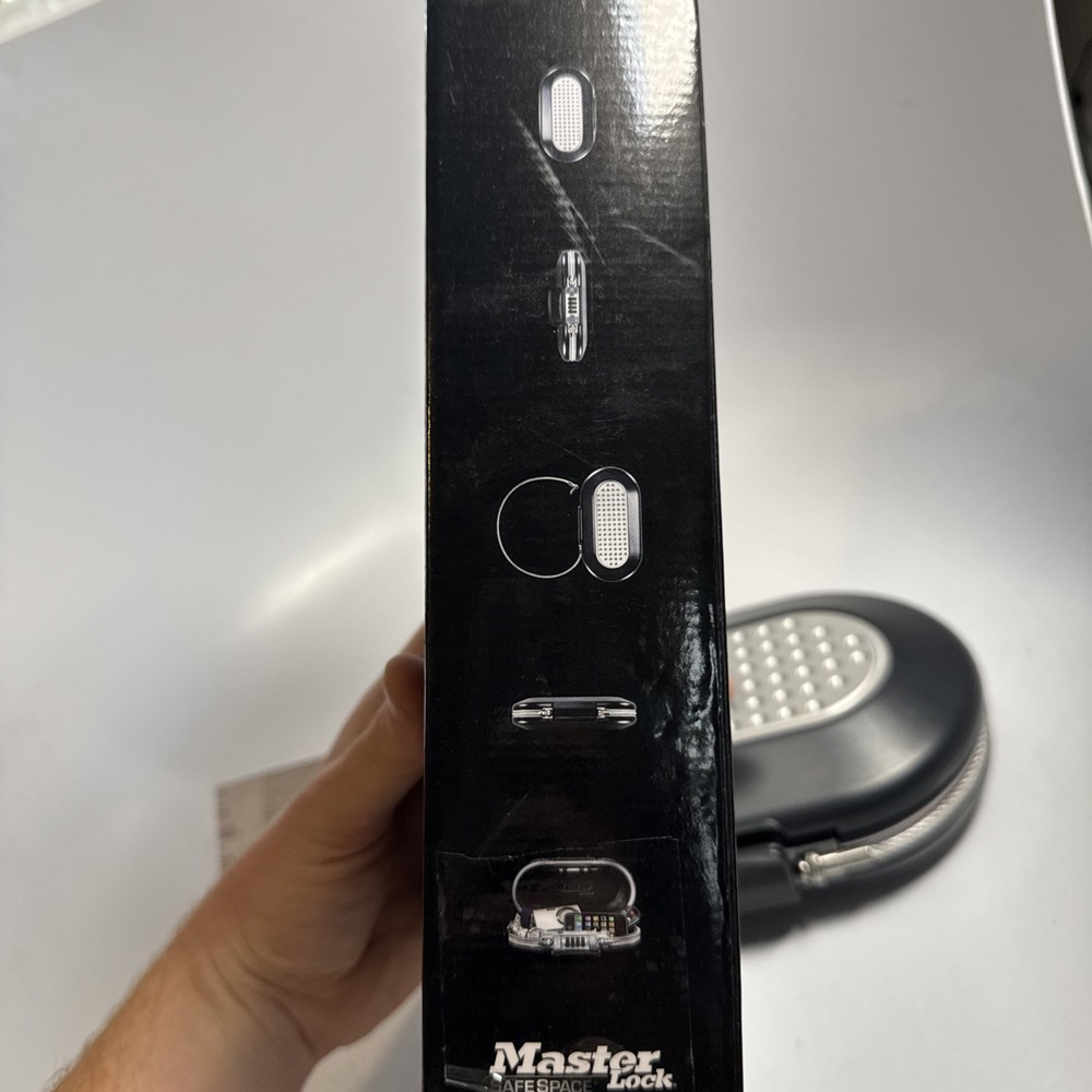 Master Lock Safe Space 5900D Portable Personal Small Safe with Combination & Box