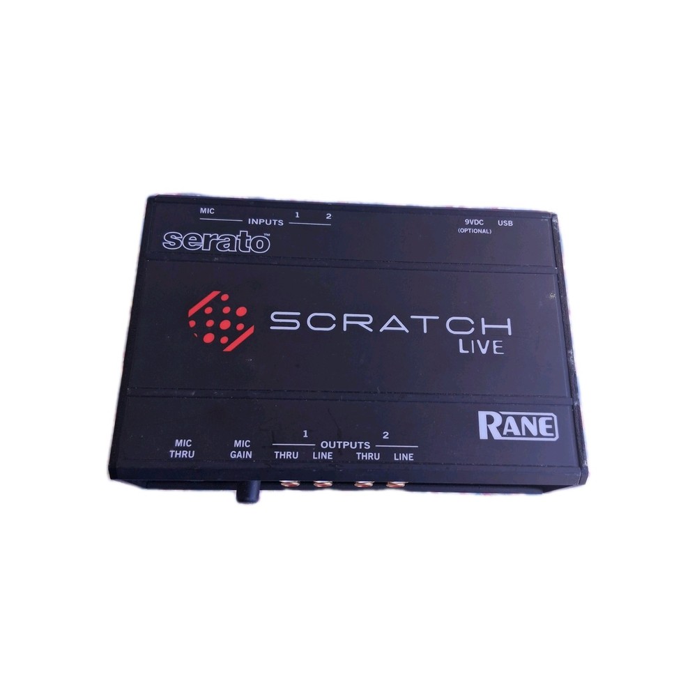 Serato Scratch Live Rane Audio Interface