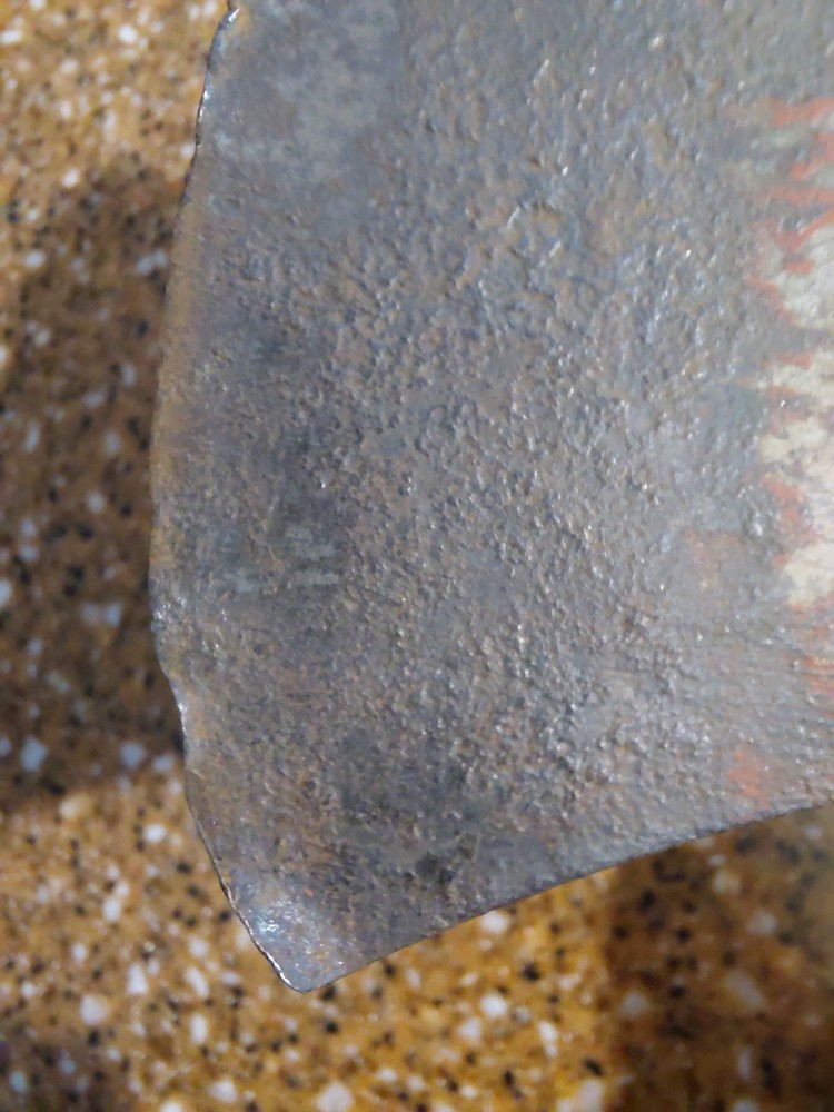 UNBRANDED - DOUBLE BIT AXE WTH ORIGINAL HANDLE- some red paint