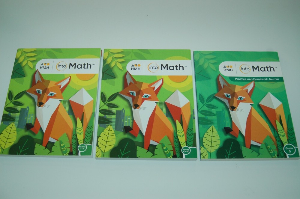 HMH into Math - Full Set Grade 5 Student Modules 1-20 plus Practice Journal