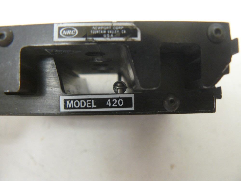 Newport model 420 linear stage 3in x 3in