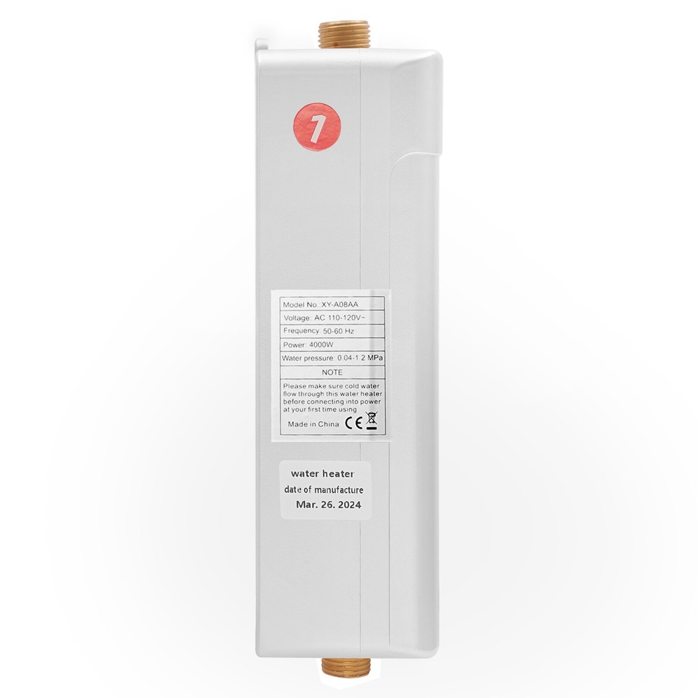 110V Electric Water Heater Under Sink Instant Hot Water Heater LCD Touch Screen